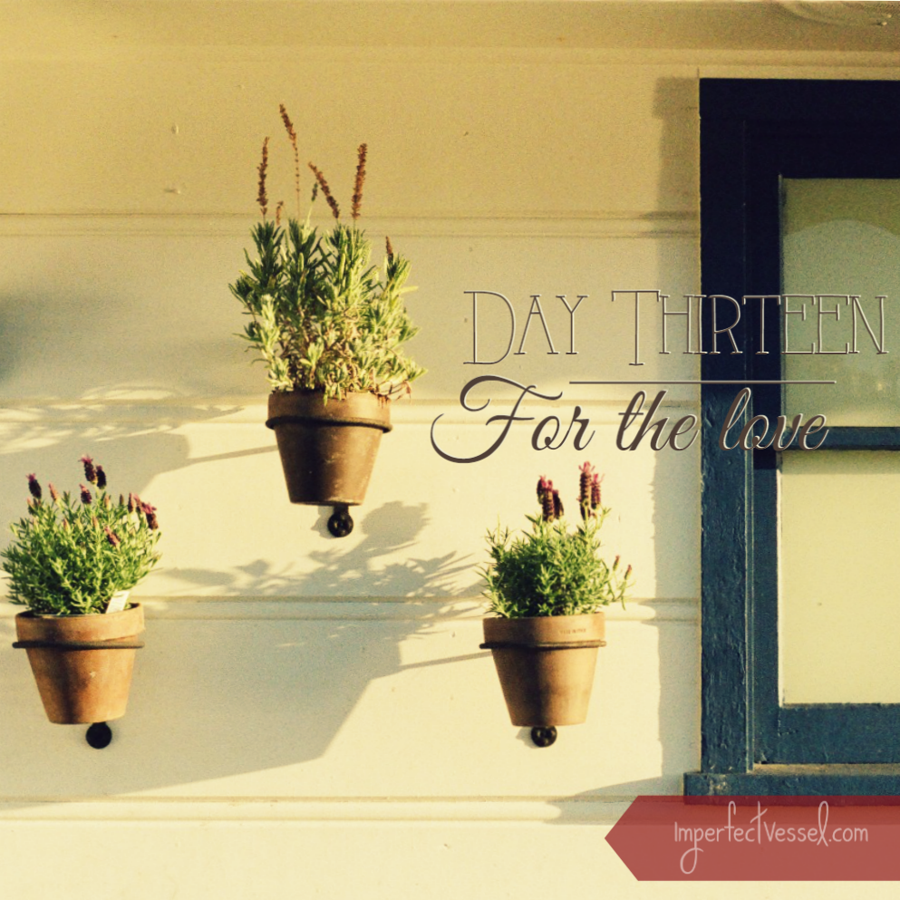 Day Thirteen // For the Love