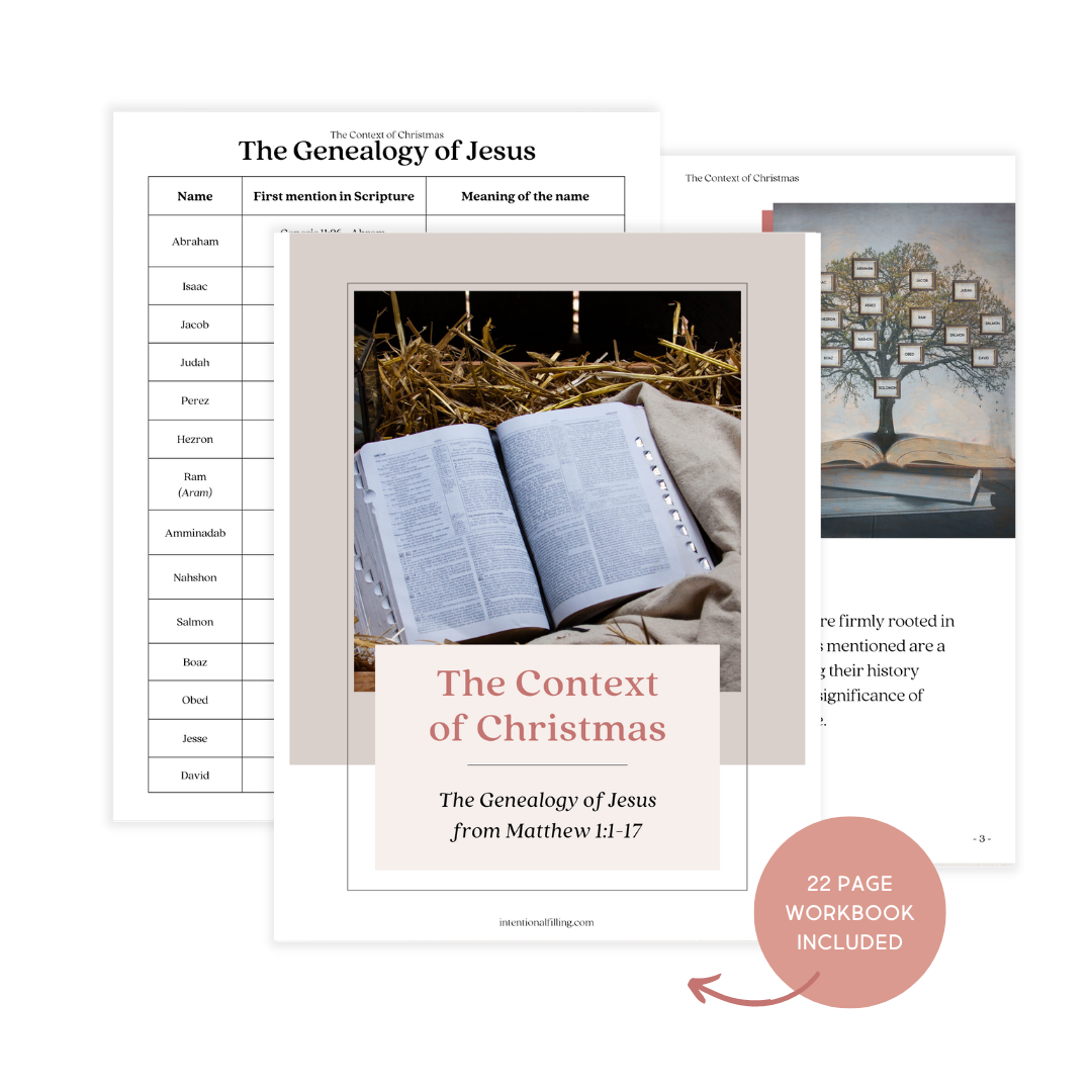 2022 The Context of Christmas Workbook | Intentionalfilling.com