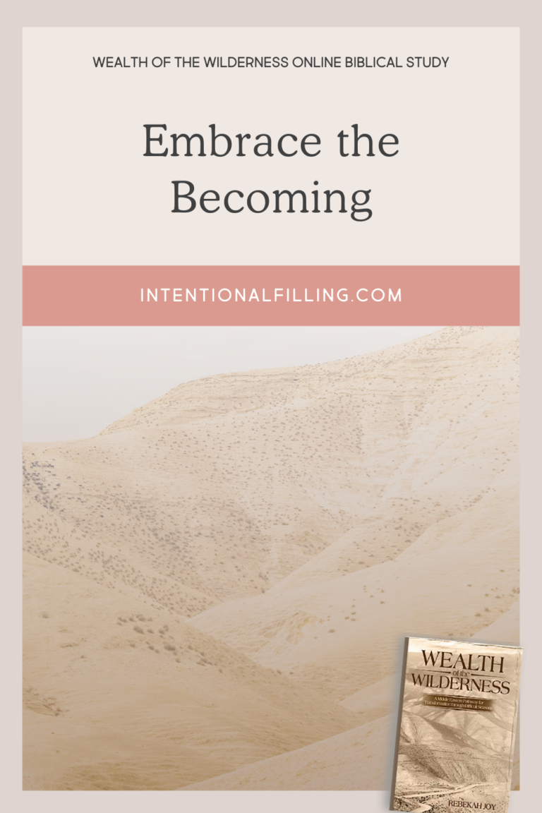 Cultivate Ears that Hear - "Wealth of the Wilderness" Online Study | Intentionalfilling.com