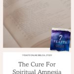 The Cure for Spiritual Amnesia - Week 1 of the 7 Feasts Online Biblical Study by Erin Davis | Intentionalfilling.com