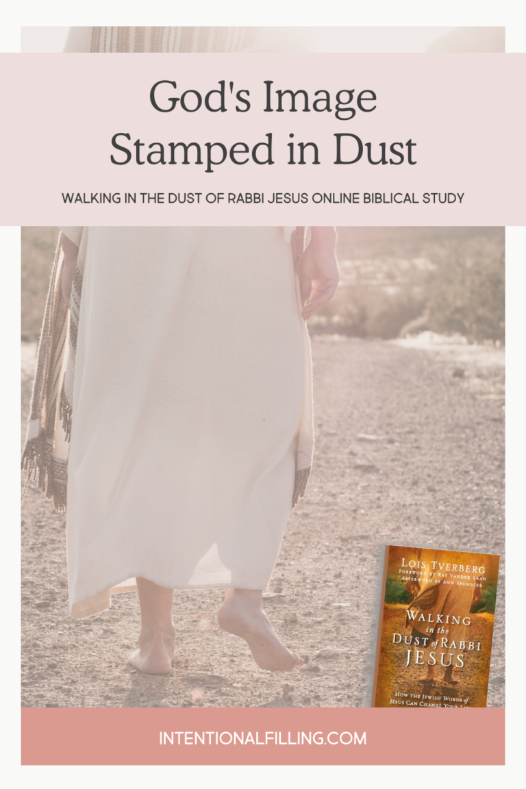 Week Seven - God's Image Stamped in Dust from "Walking in the Dust of Rabbi Jesus" Online Biblical Study hosted by Intentional Filling