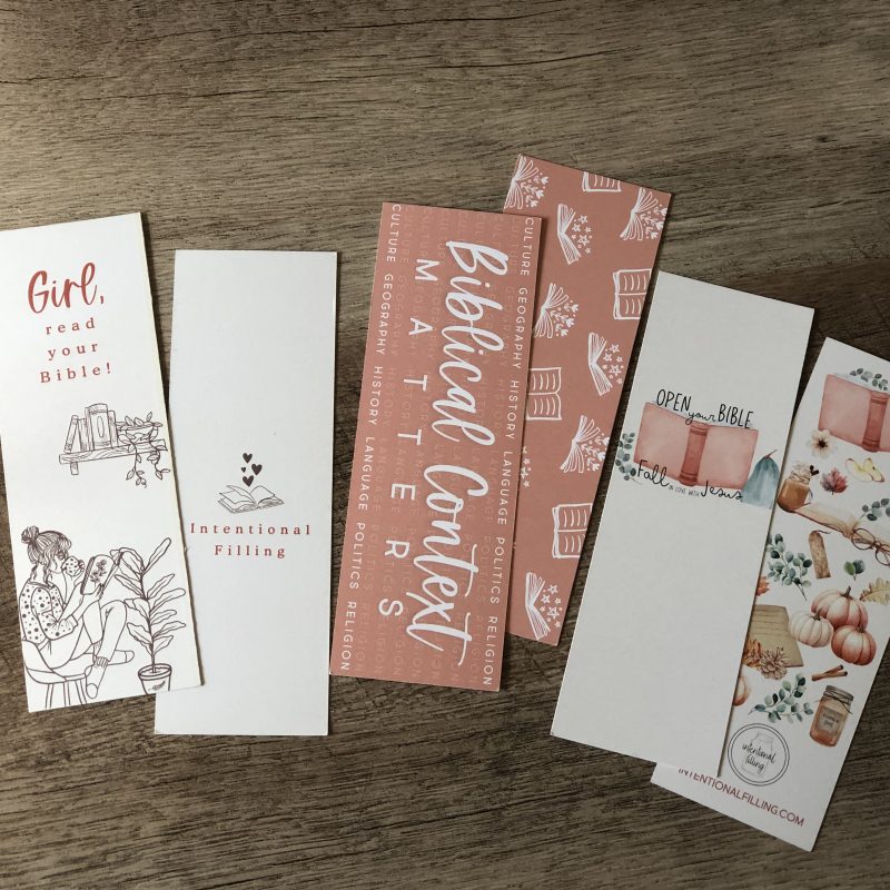 Faithful Bookmarks | Intentionalfilling.com