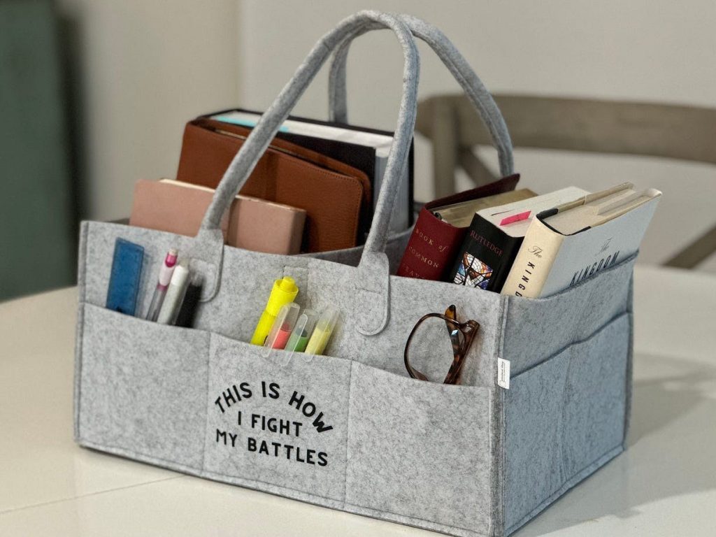 Bible Study Caddy | Intentionalfilling.com